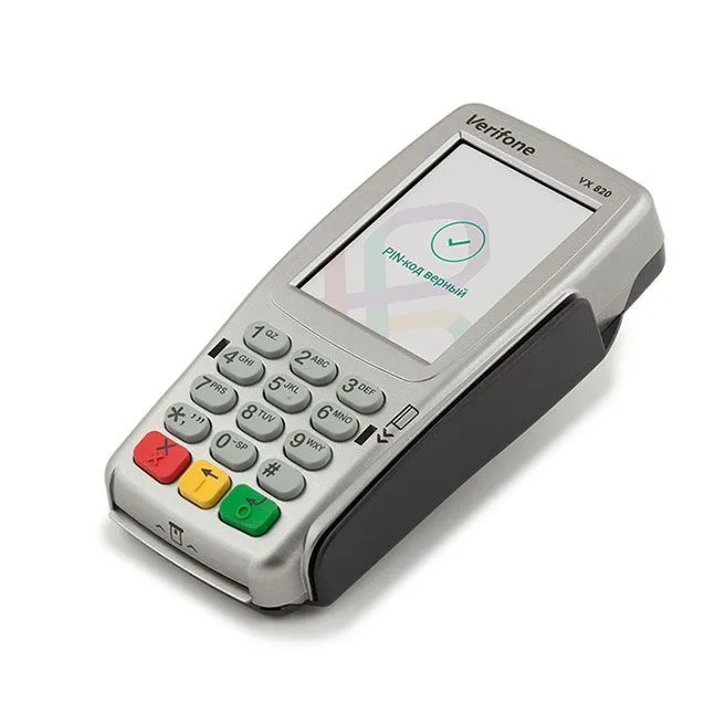 Verifone VX820 - терминал (пин-пад) для интеграции с кассой 
